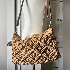 Macramé Boho Purse Handbag Crossbody Shoulder Bag
